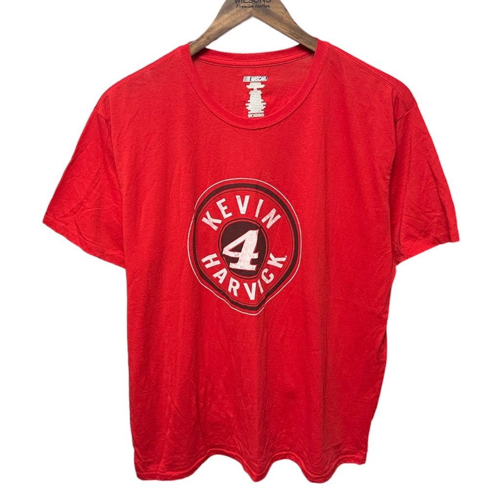 NASCAR Kevin Harvick professional racing number 4 short sleeve crewneck T-shirt